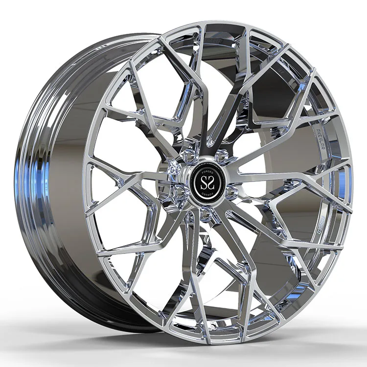 2021 Corvette C8 Polished Forged rims Staggered 20x9 and 21x12  5x120 made of 6061 T6 Aluminum Alloy