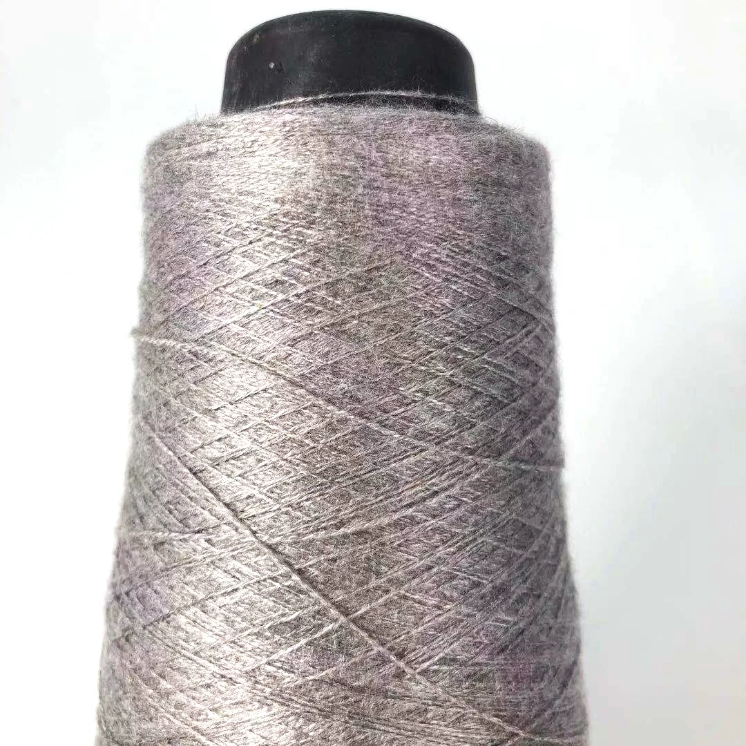 Stretchable dyed 48/2 viscose nylon pbt blended core spun dyed yarn for knitting