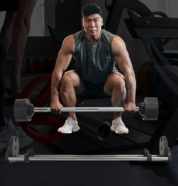 NEW Weights 41KG 2KG Increments Adjustable Barbell 36KG Dumbbell 2 in 1 Gym Home Weightlifting Equipment