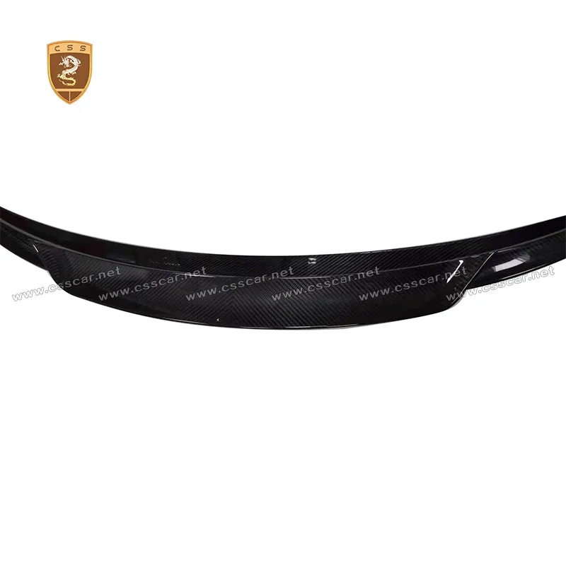 Best Selling B Style Glossy Black Carbon Fiber Car Rear Trunk Spoiler Wing For Mercedes Benz S Class W223