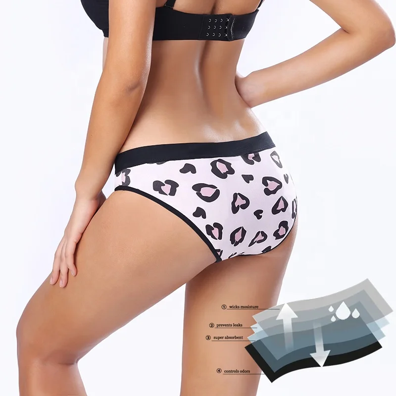 INTIFLOWER 88035 Girls LeakProof Underwear Teenagers Menstrual Panty Cotton Panties For Culotte menstruelle Teens Period Panties