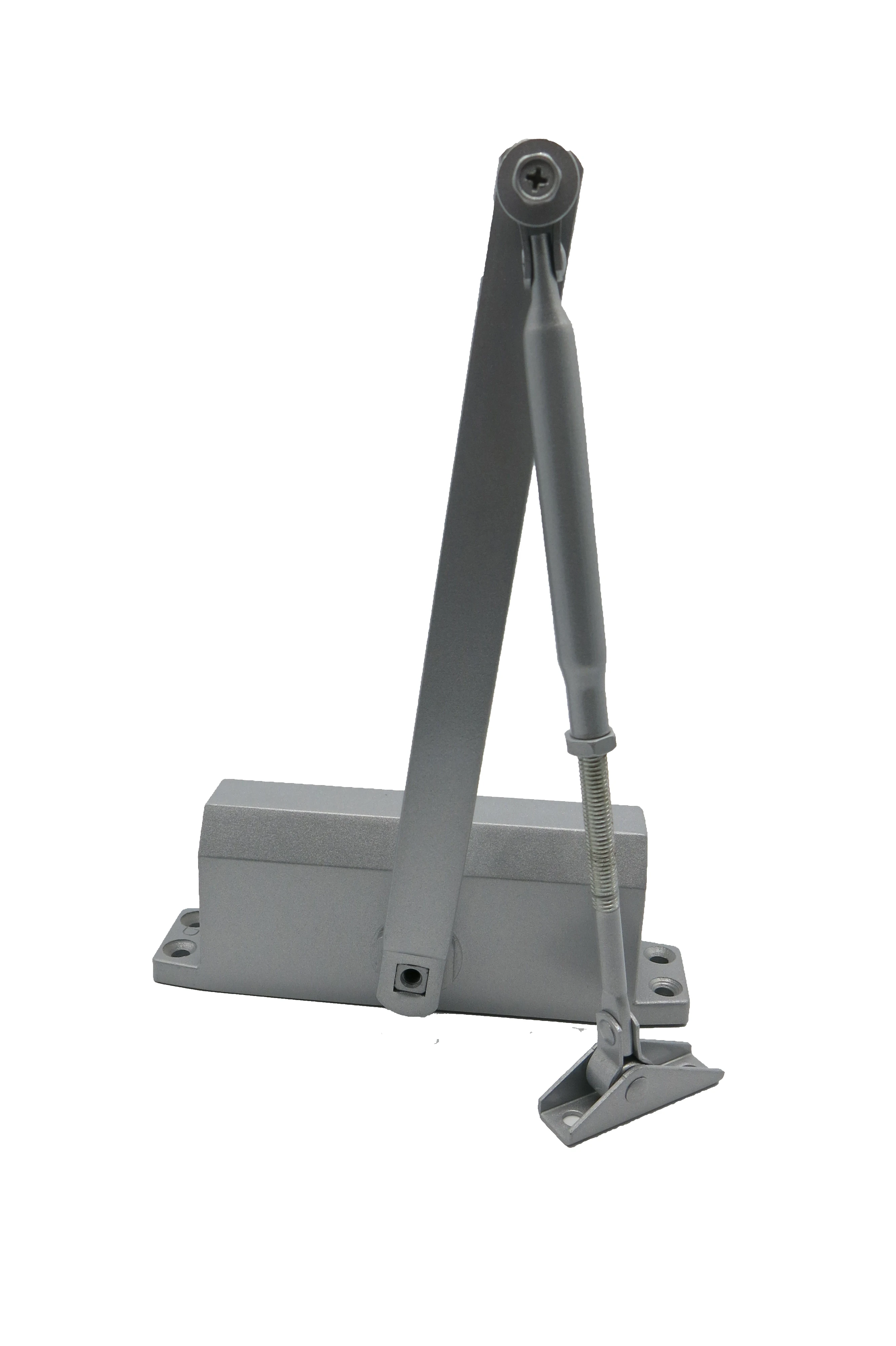 SK-062 Square Type Aluminium Alloy 60-85kg Adjustable Automatic Hydraulic Door Closer With Sliding Arm