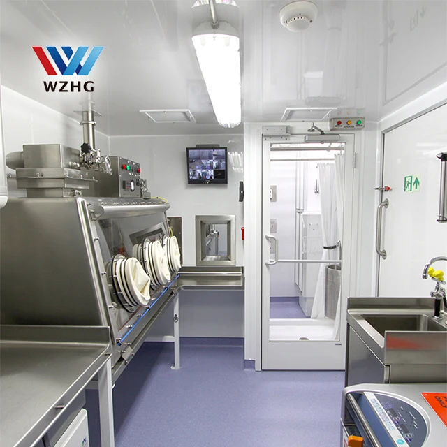 Extend prefab construction home mobile 4 bedroom plans movable isolation booth Reunion Island