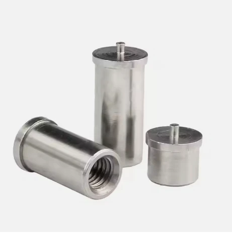 Carbon Steel Copper Coated M4 X 10mm M6 14mm Cylindrical Welding Stud Standoff Spot Column Nut