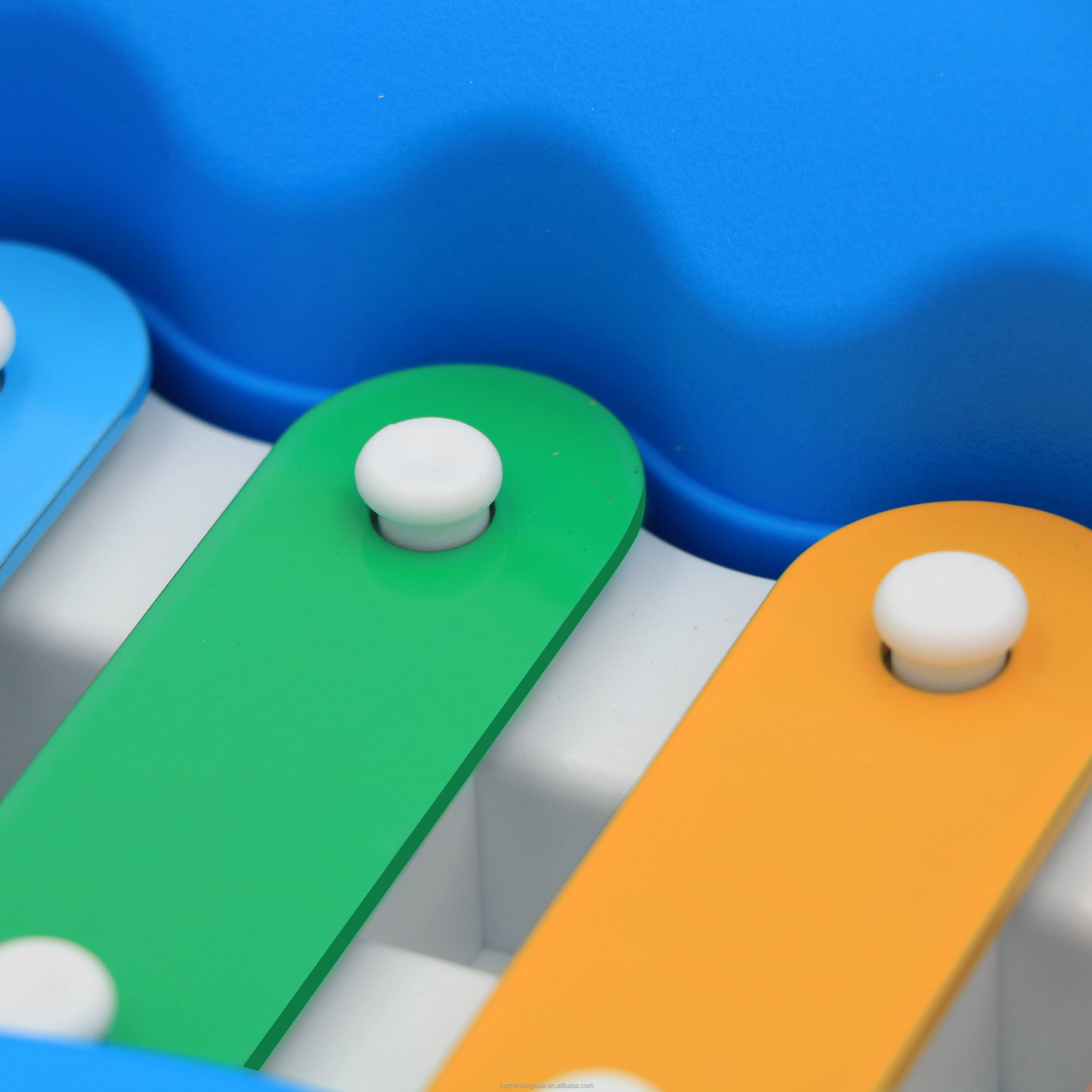 Wholesale Musical Instruments Case Melodica ABS Melodion Professional 8 Keys Pink Purple Green Red Toy Bee Blue OEM Steel Logo