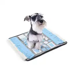 Polar Fleece Pet Dog Snuffle Mat Nose work Blanket Dog Training Mat for Stress Release and Slow Feeding Mat