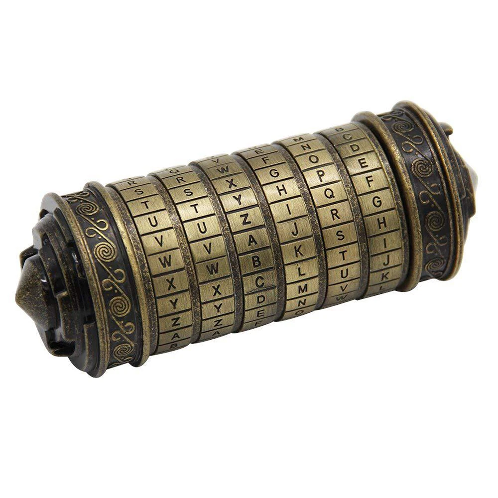 
Educational Toys Metal Cryptex Locks Gift Ideas Code Lock To Marry Lover Escape Chamber Props 