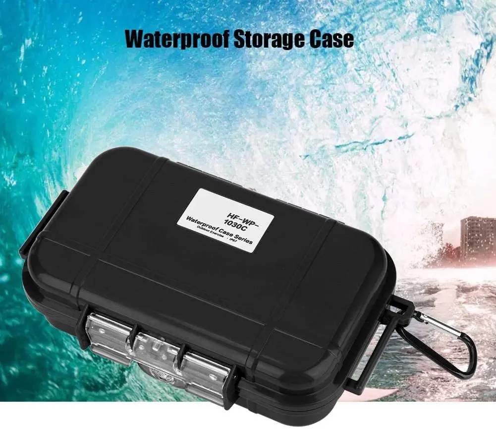 Cross border hot sale EDC outdoor survival damp proof shockproof waterproof box adjustable cushion rubber pad