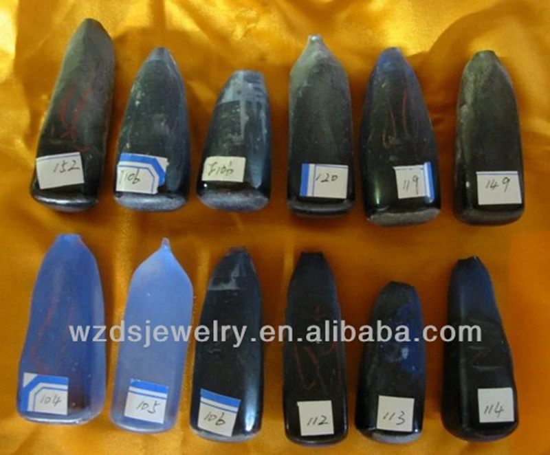 Loose Stone Excellent Rough Diamond Uncut 34# blue rough sapphire