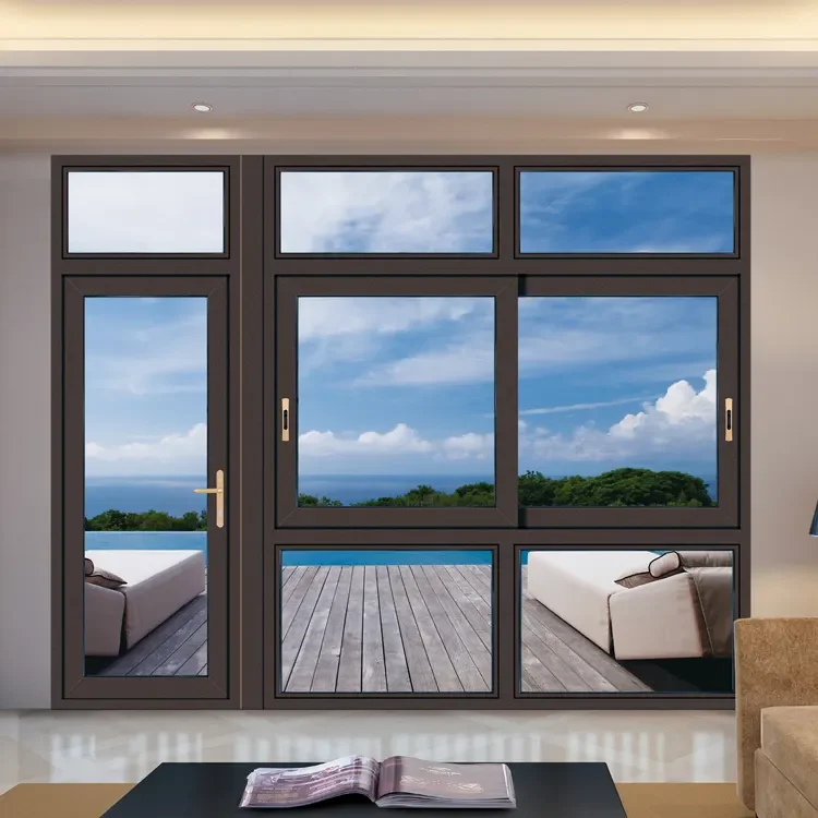 High Quality Double Glazed and Triple Glazed Aluminum Sliding Windows
