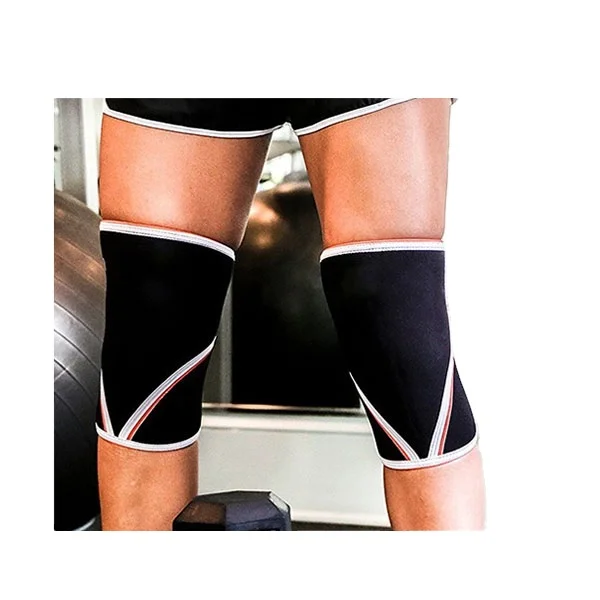 Customized weight lifting premium compression knee sleeve