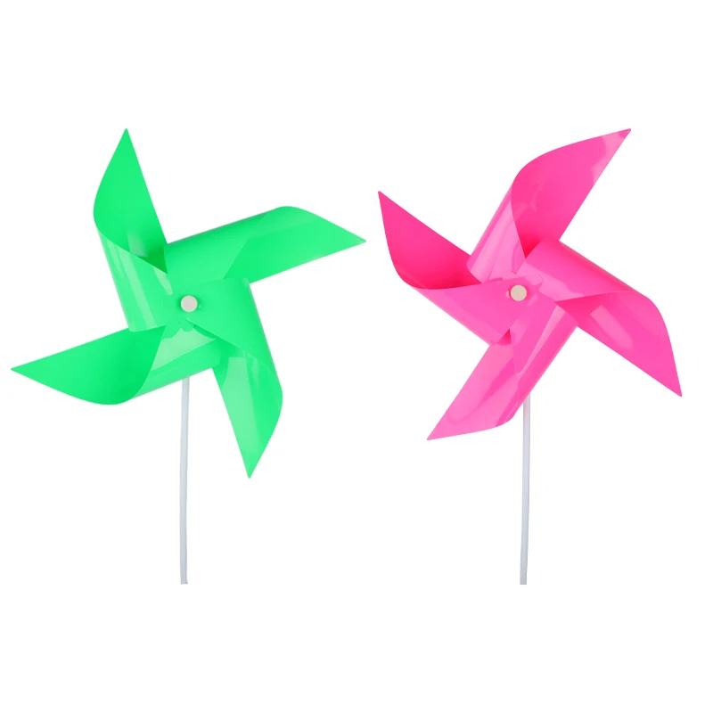 Party Decoration Colorful Plastic Garden Pinwheel Kids Toy Windmills