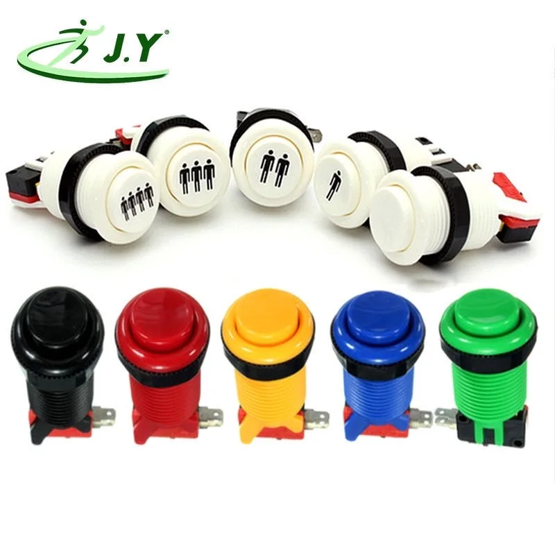 28mm American Style Arcade Push Button for game machines 12V Switch Button