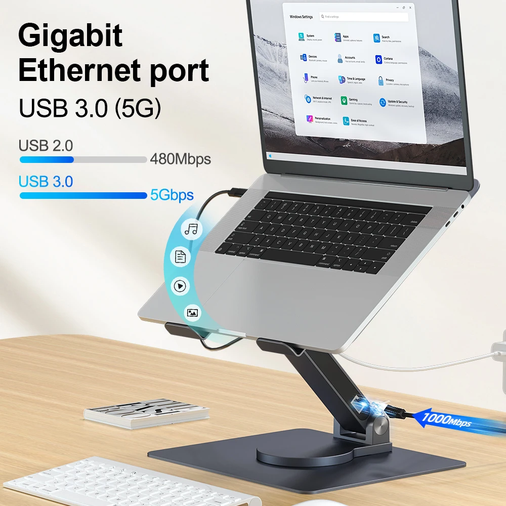 Laptop Stand Smart Charging 7 Ports USB Splitter Power Adapter Refurbished phone Hub Usb 3.0 4 Port Usb Hub