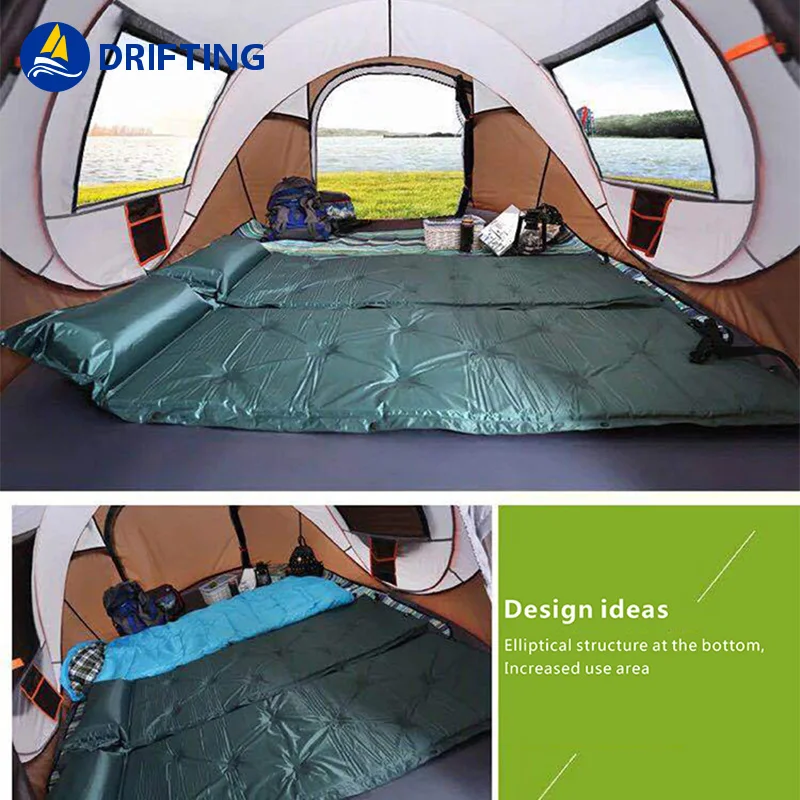 Free build outdoor Fully automatic field Rainproof boat  Instant Camping Beach pop up tent