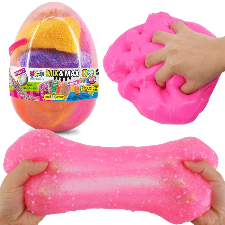 Istudio Oem  Non-Toxic Educational Diy Toy Slime For Egg 6 Colors Amkaing  Stress Relief Cute Egg Slime