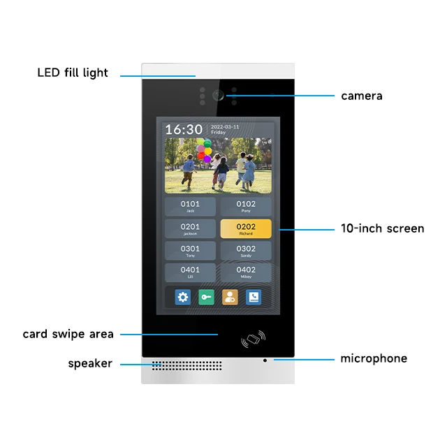 System HD Face Recognition Lock Waterproof Wireless Intercom For Villa Tuya Doorbell Voice  IP Video Door Phone