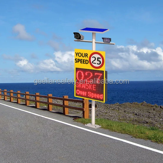 Multifunctional Companies Rental Los Angeles Portable radar Speed Sign Vehicle Loop Detector