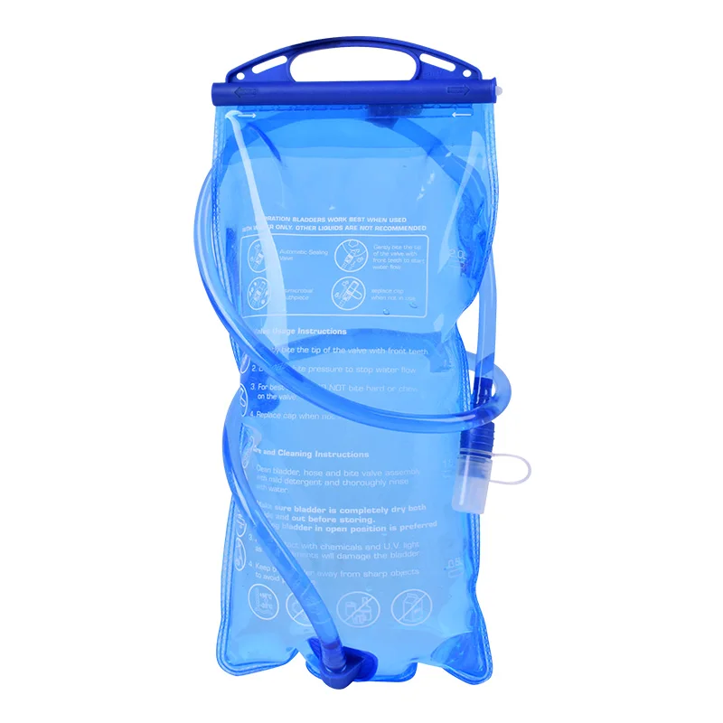 
PEVA Hydration Bladder Water Bladder Reservoir Non Toxic Easy Clean Large Opening for Hiking Biking Climbing Cycling Running 