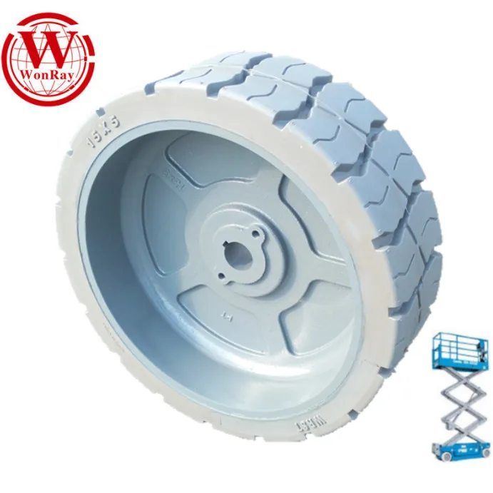  Новый дизайн Genie JLG SKYJACK Haulotte ножничный подъемник сменные колесные шины 105454 15x5 для