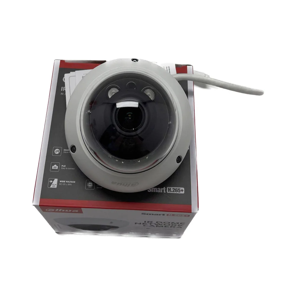 Dahua Indoor IK10 Dome Camera IPC-HDBW2230E-S-S2 2MP Lite IR Fixed-focal Motion Detection IP67 Dome Network Camera