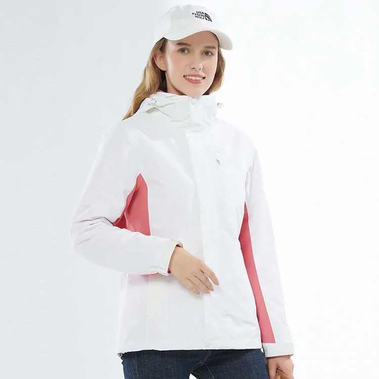 Women Winter 3 In 1 Outdoor Waterproof Ski Wear Jacket