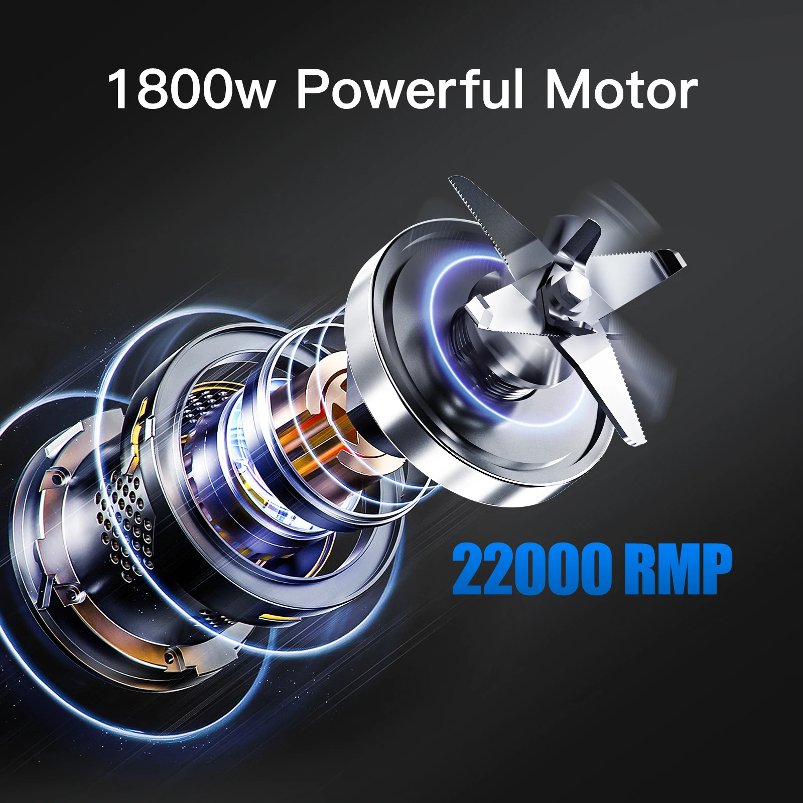 AMZCHEF Multifunction Ice Juice Electrical Portable Food Processor Fruit Juice Maker Blender