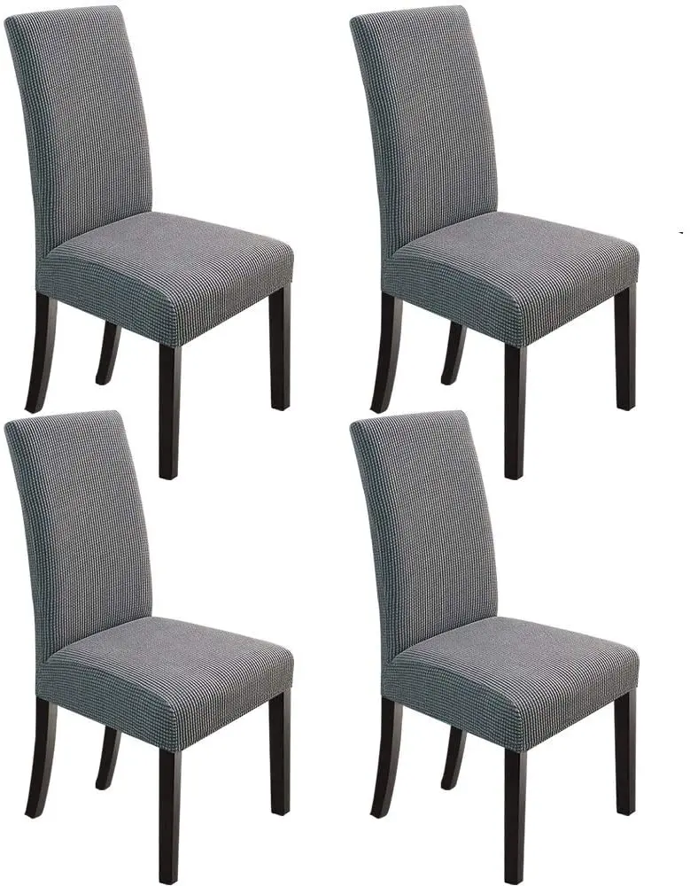 Wear-resistant Dust-proof Slipcover Chair Protectors Stretch Spandex Chair Covers For Dinning Room