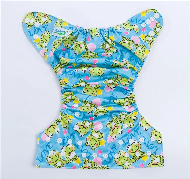 Amazon Hot Sale Cotton Eco-Friendly Microfiber Cloth Diapers Organic