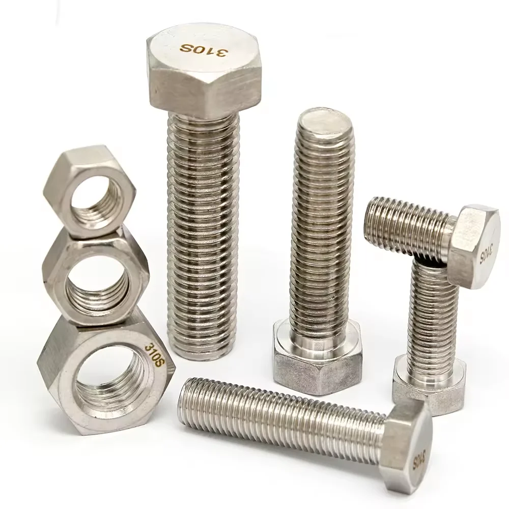 TOBO Good Quality High Strength 10mm Stainless Steel Hex Head Nut And Bolt Set