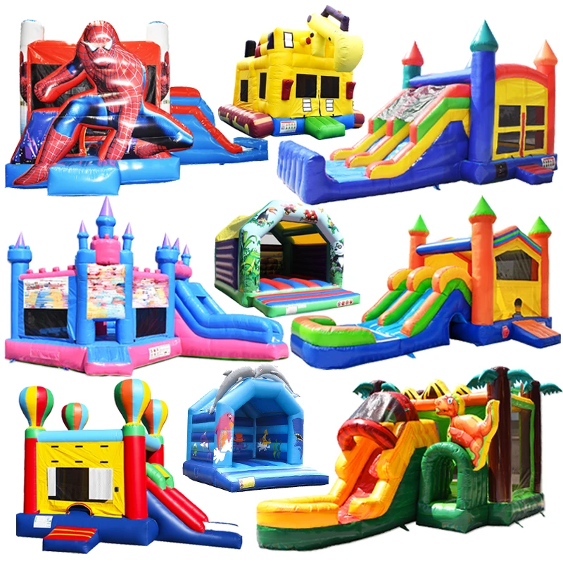 Dino Bouncy Castle Pirate Ship Jumping Lining Robe Kids Ballon Bouncing Bee Jolly Jumper D6 Pneumatic Alien Adult Indoor