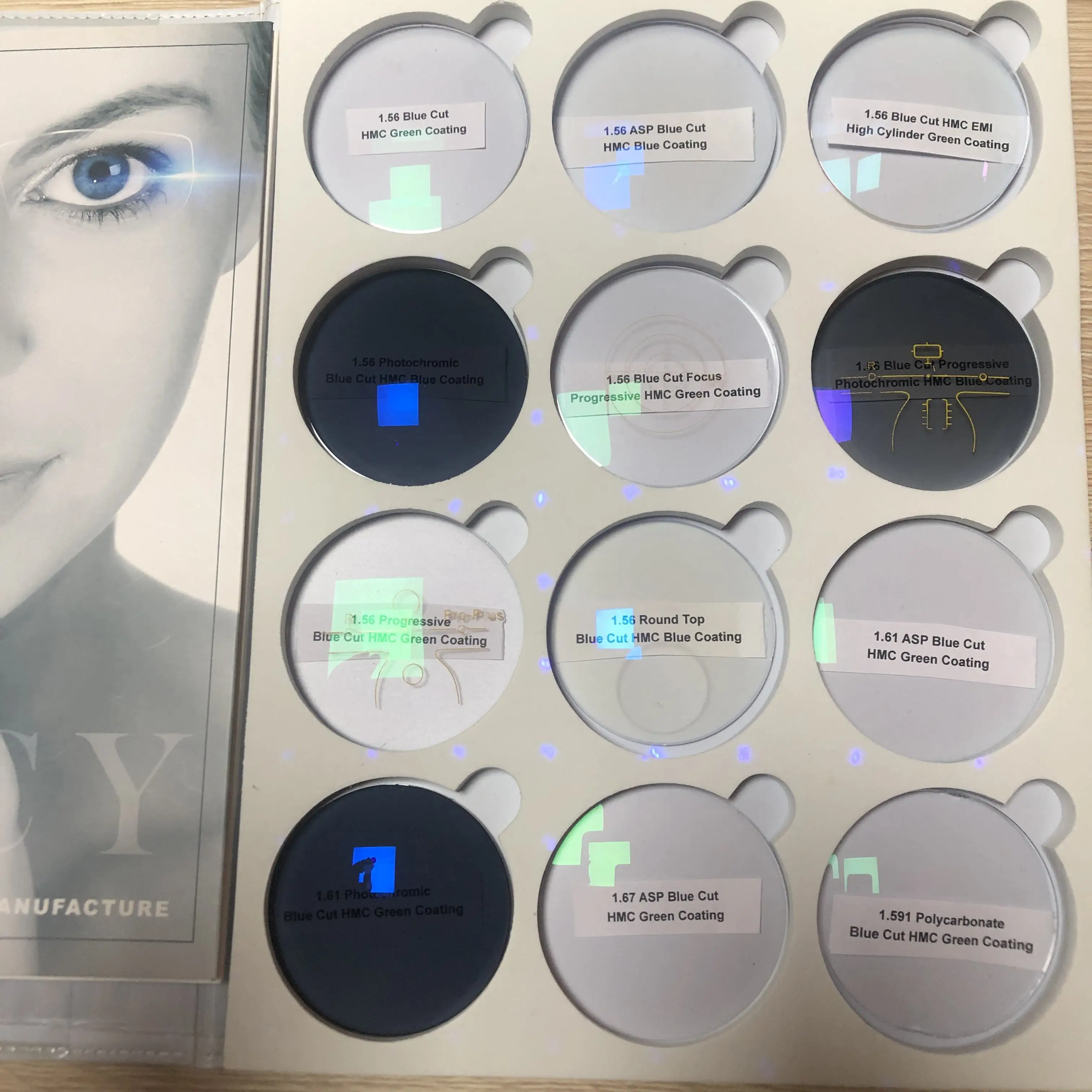 Optical Lens Manufacturer Hi-index 1.60 MR-8 ASP HMC blue cut block single vision lens UV 420 optical lenses Prescription Lens