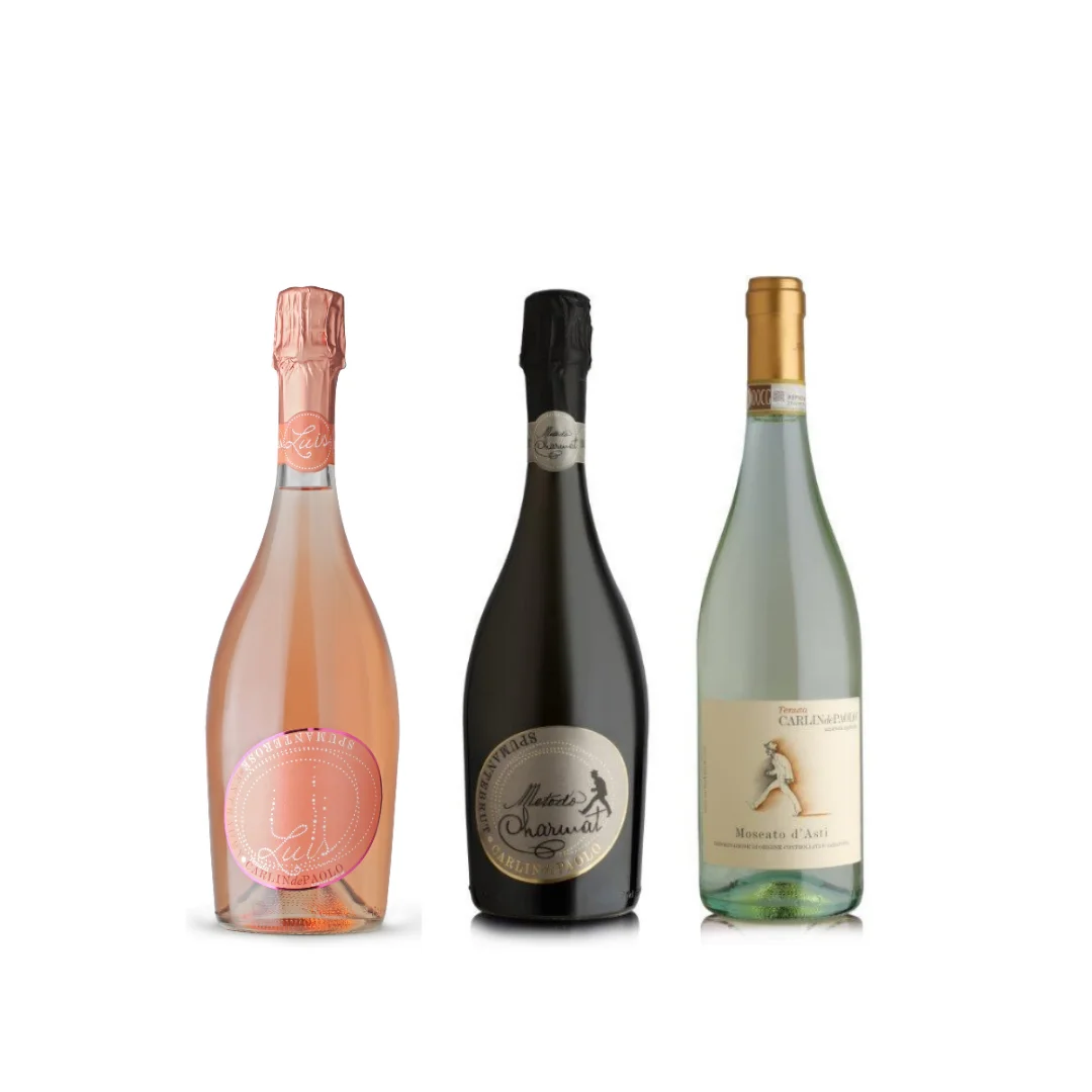 Dessert wine gift set 3 wine bottles sparkling and sweet wines alcoholic beverage special set for holidays