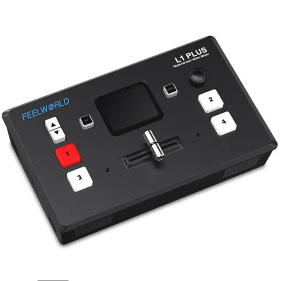 FEELWORLD L1 PLUS Touch Screen Multi-camera Video Mixer Switcher PTZ Control USB3.0 Fast Streaming