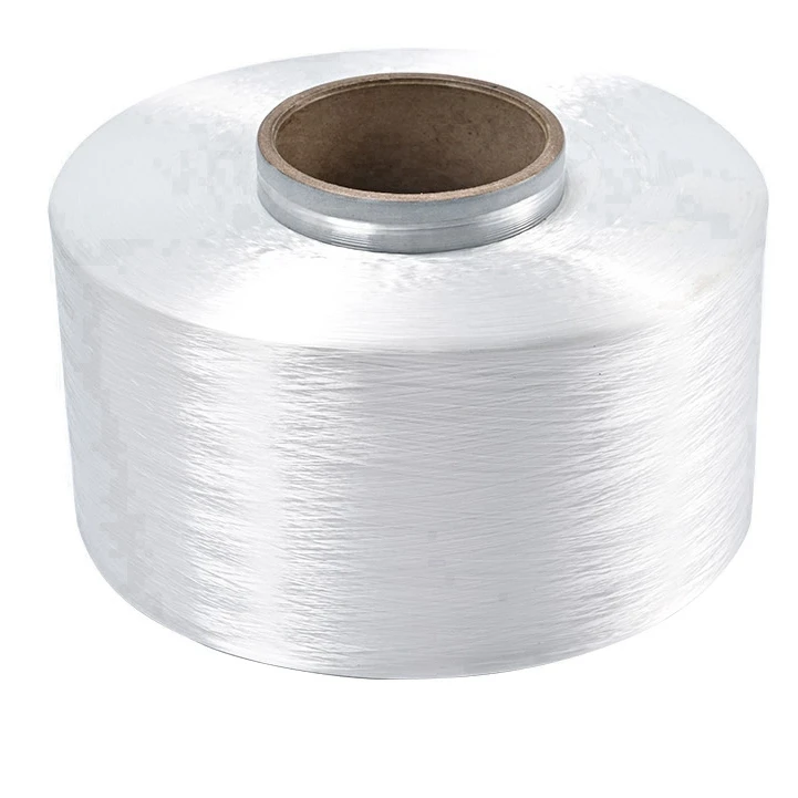 White stretch super fishing line material is good high-strength copolymer flame-retardant polyester filament