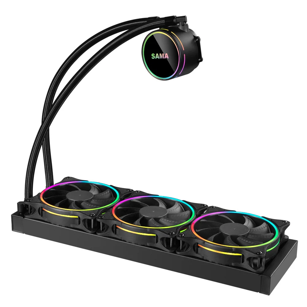 SAMA lga1200 original intel aio 360mm CPU gpu cooler rgb argb air liquid water cooling PC