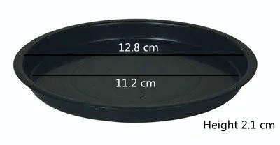 Black Thick Plastic Flowerpot Drip Tray Plant Pot Saucer Flowerpot Chassis Tray For Fleshiness Planter Garden Balcony