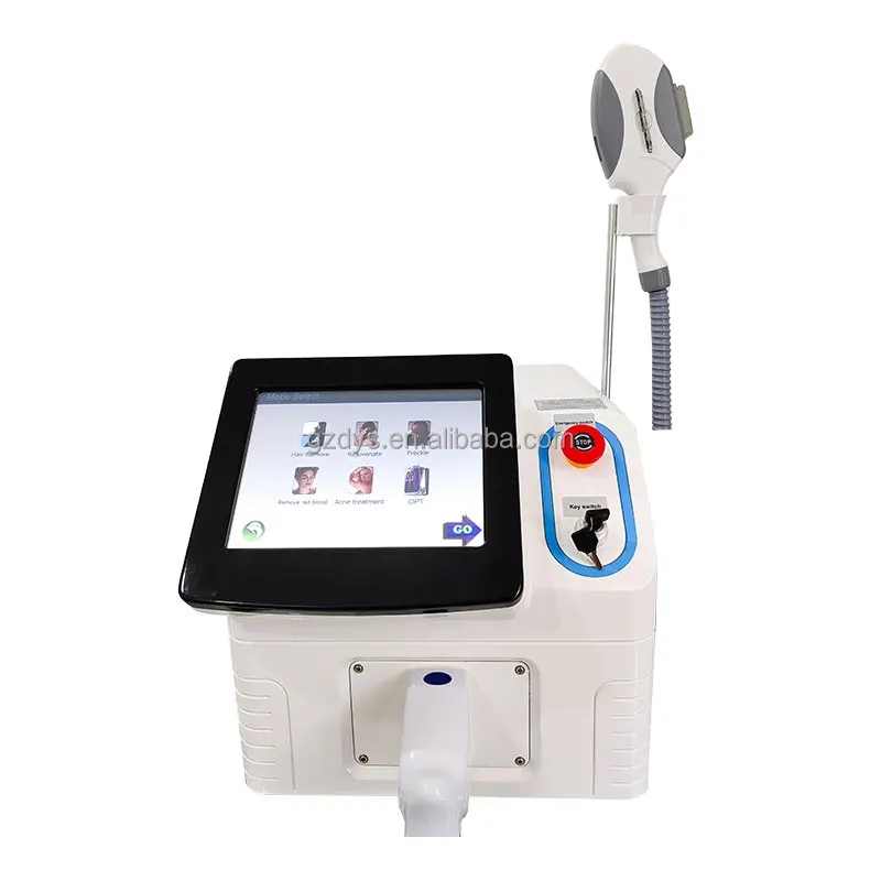 4 In 1 Opt Ipl Rf Nd Yag Permanent Laser Tattoo Removal Skin Rejuvenation Beauty Equipment Electrolysis diode Hair Removal Parts