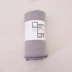 High level light purple color polar fleece blanket kids polyester pillow wholesale animal design blanket