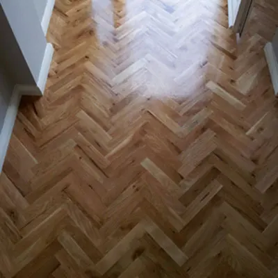 Harwood parquet flooring