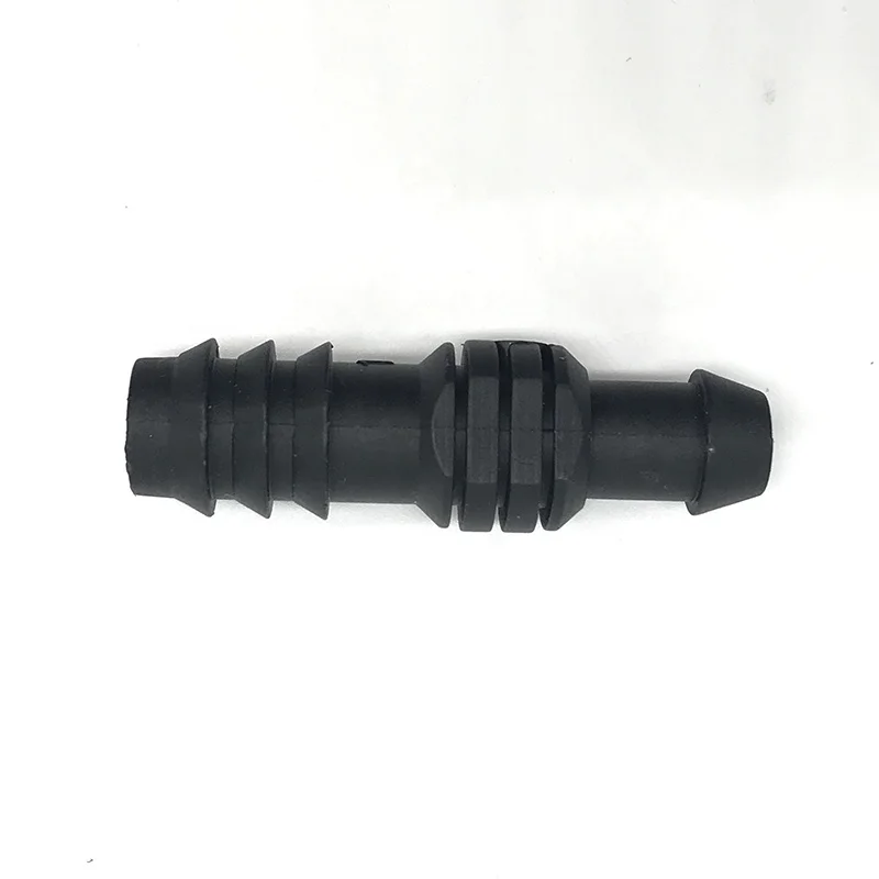 Drip Irrigation System LDPE Pipe 16mm Black Barbed Irrigation Fitting Barb Connector