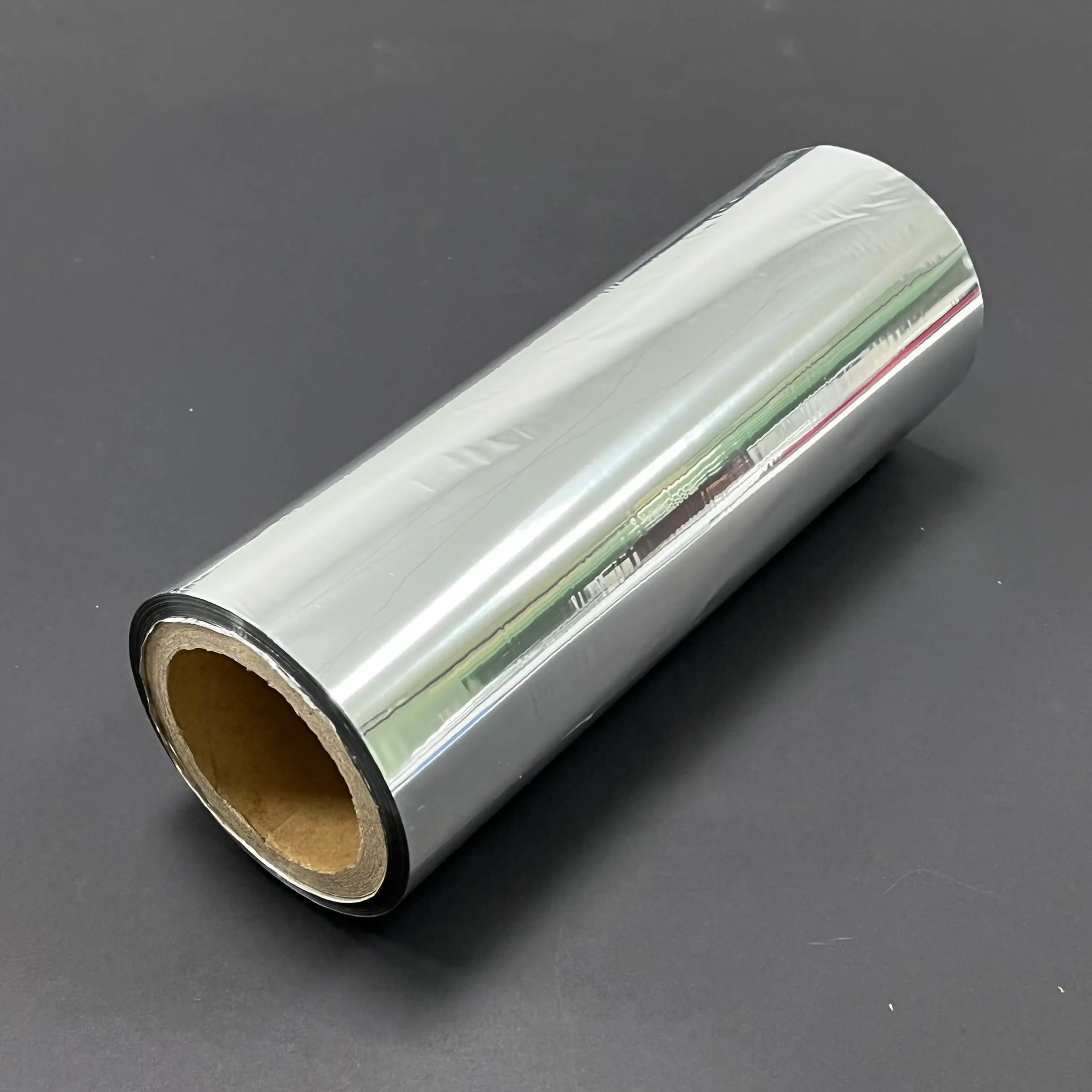 Low Price PET Lamination Film Silver Metallized Laminating Wet Without Glue Roll for Printing