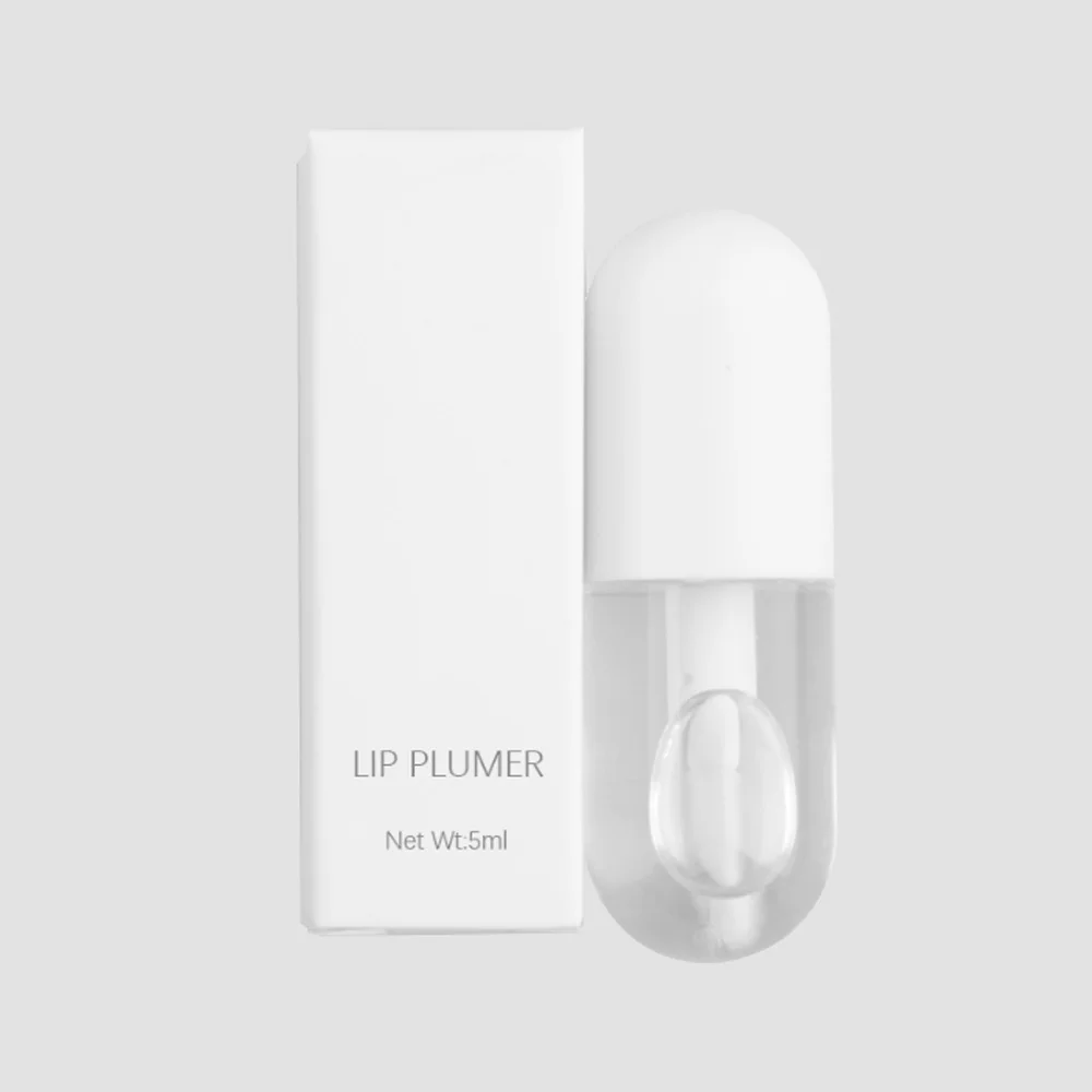 Custom Your Own Brand Private Label Clear Vegan Lip Gloss Long Lasting Lip Plump Oil