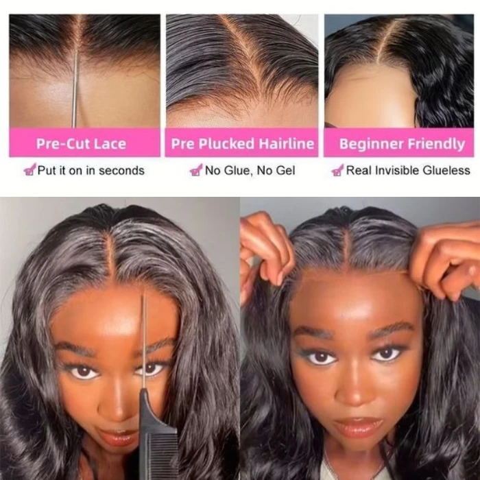 13x6 Glueless Wigs Human Hair Lace Front Body Wave Virgin Hair Swiss Lace Human Hair Wigs For Black Women Hd Lace Front Wigs