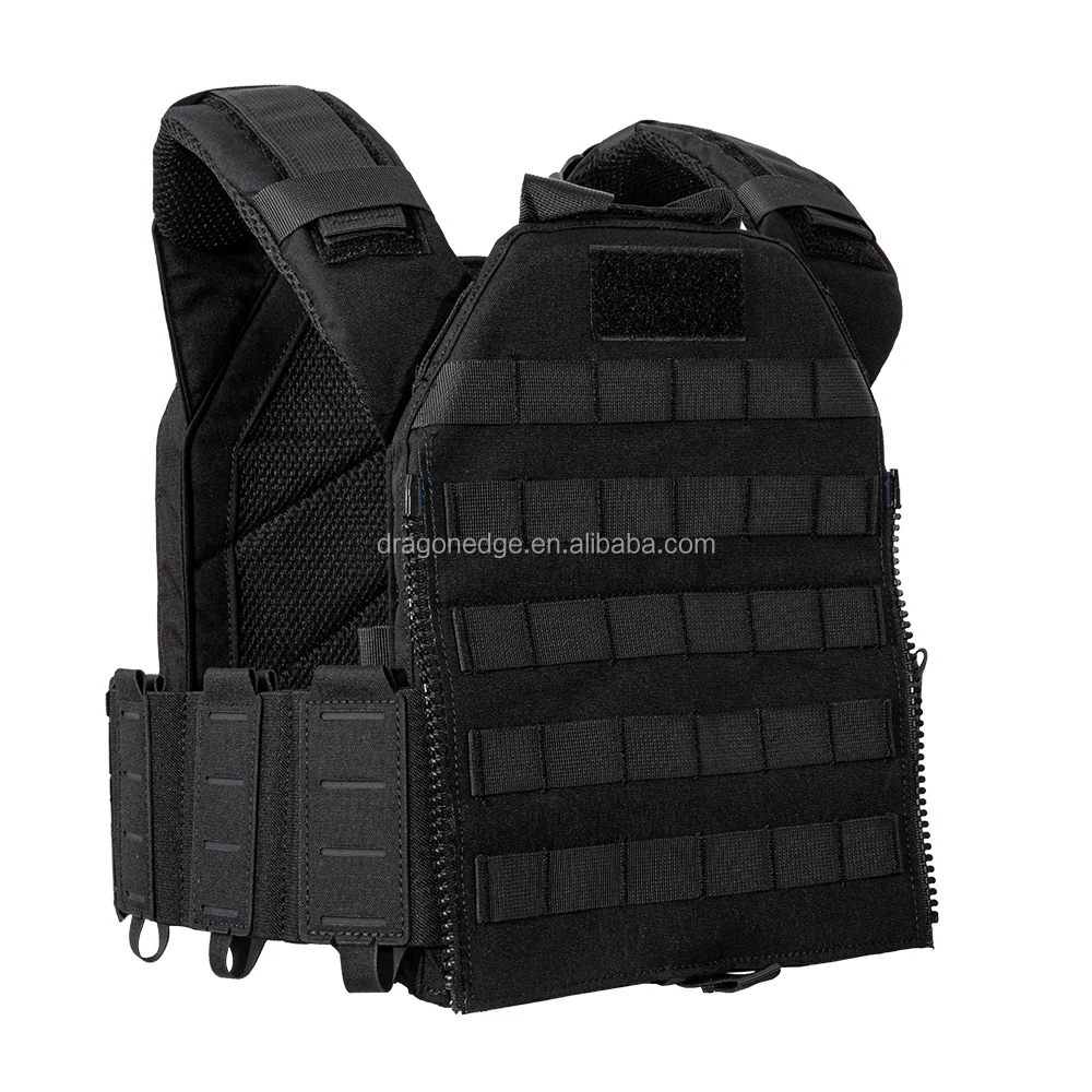SPARK TAC 500D Nylon Tactical Plate Carrier Quick Release Molle Camouflage Vest  tactical buckle Up Assault Plate
