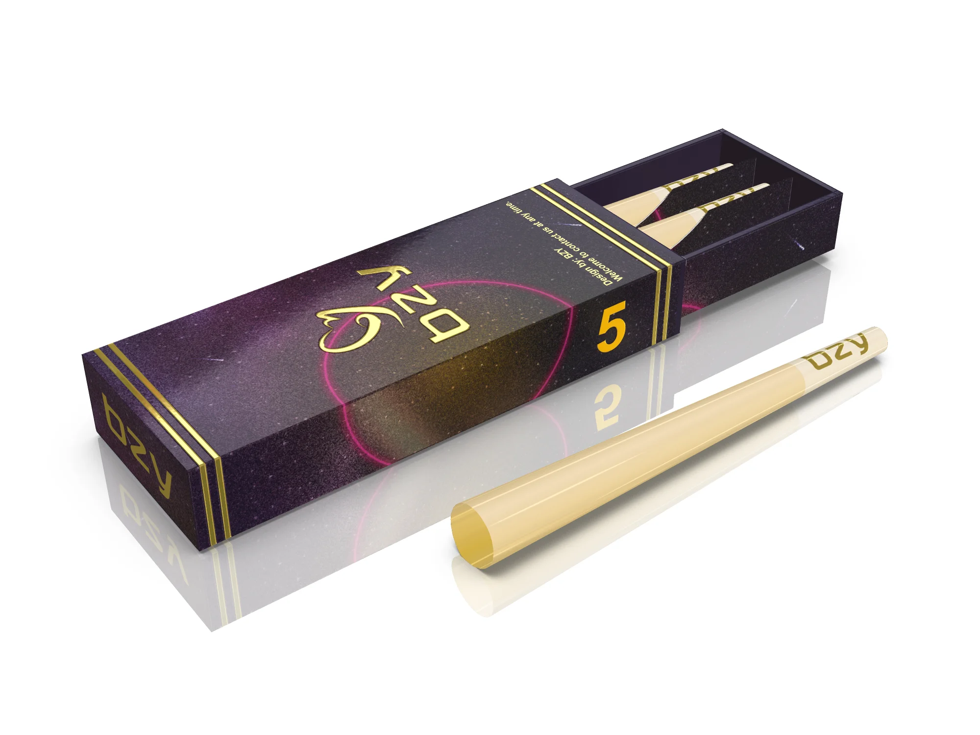 Custom Pre Smell Proof Black Roll Magnet Flip Cover Packaging Paper Box