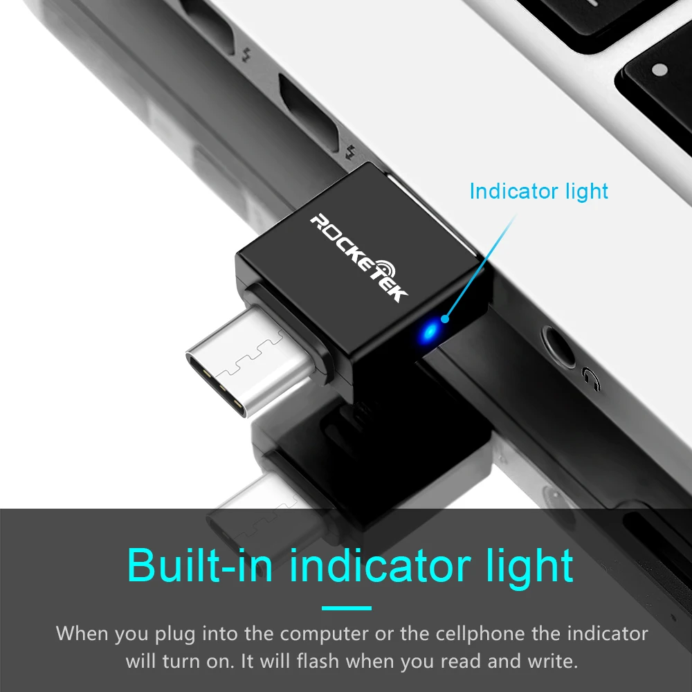 Menuosi type c otg usb 2.0 memory card reader adapter for phone  laptop accessories