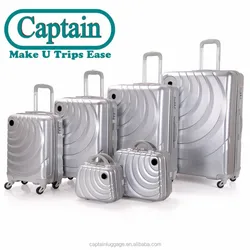 6 PCS Sets Carry On Plastic Suitcases Custom Personalized Trolley Luggage Sets