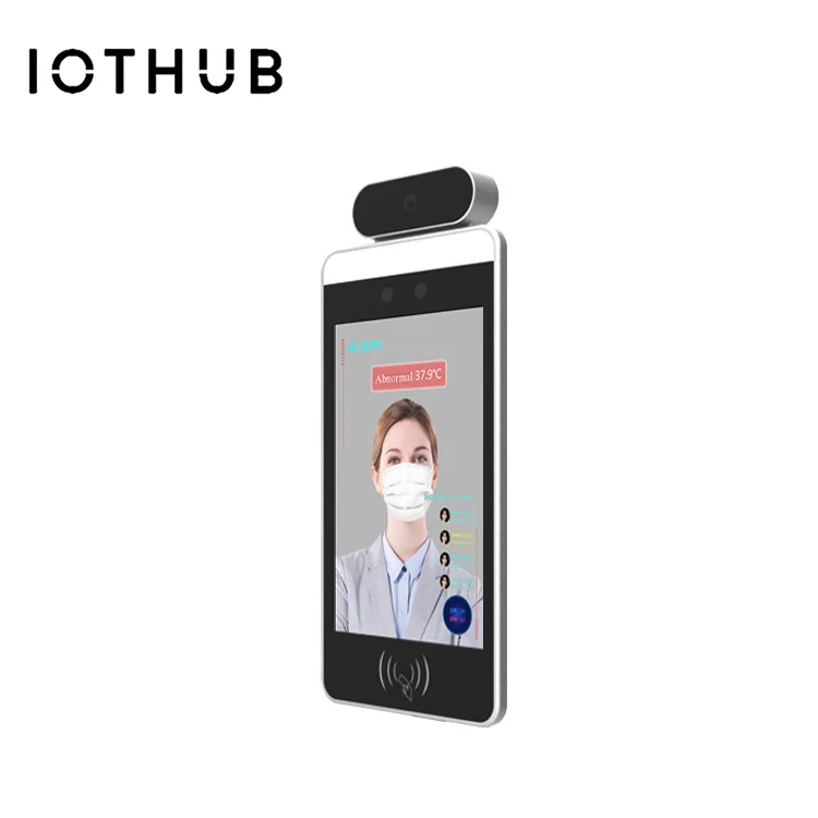 
Ai Intelligent Digital Face Recognition Lcd Display Hands Free Camera Normal Measurement Integrated Thermal Thermometer Access 