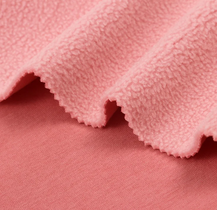 360 GSM High Quality Polyester Cotton Polar Fleece Fabric For